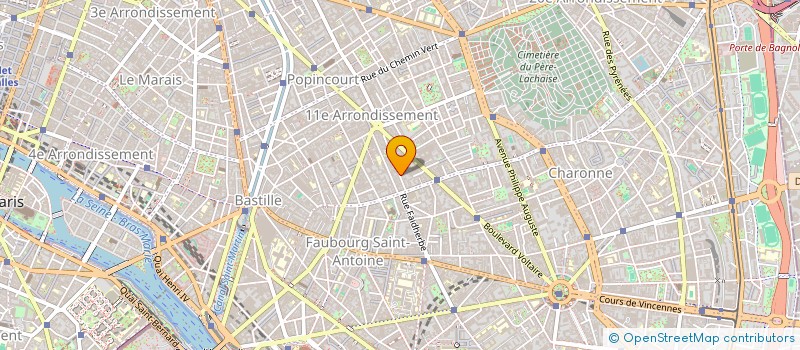 localisation de l'entreprise CIRCUIT INTERNE PALMYRE à PARIS