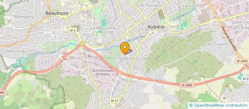 localisation de l'entreprise CIRCUIT R à AUBIERE