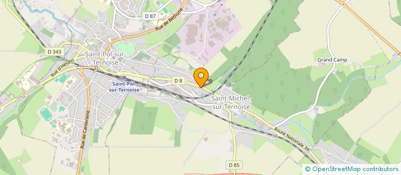localisation de l'entreprise CIRCUIT ST POL CROIX EN TERNOIS à CROIX-EN-TERNOIS