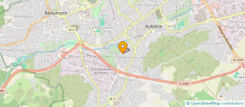 localisation de l'entreprise CIRCUIT SUD à AUBIERE