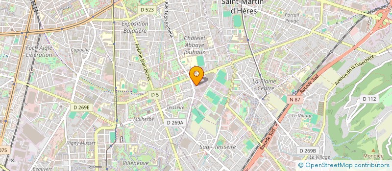 localisation de l'entreprise CIRCUL'ALPES  GRENOBLE