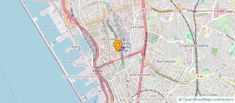 localisation de l'entreprise CIRCULAIRE à MARSEILLE