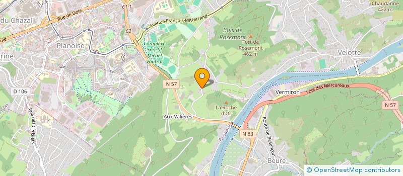 localisation de l'entreprise CIRCULAIRE  BESANCON