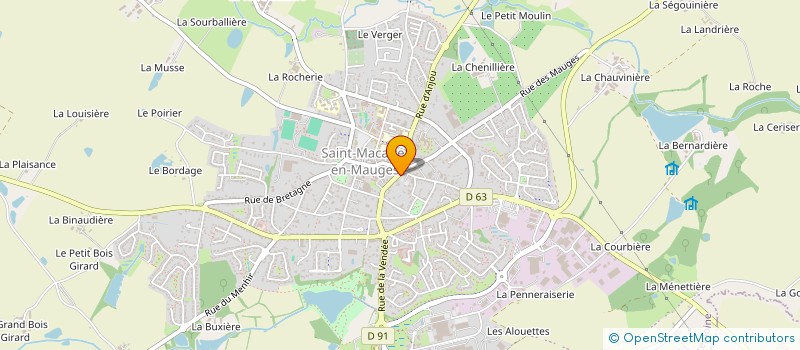 localisation de l'entreprise CIRCULAIRE à SEVREMOINE