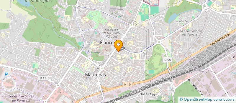 localisation de l'entreprise CIRCULAIRE  ELANCOURT