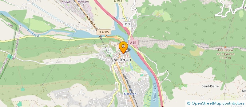 localisation de l'entreprise CIRCULAIRE  SISTERON