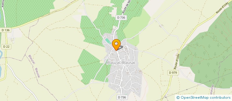 localisation de l'entreprise CIRCULAIRE  BLAUZAC