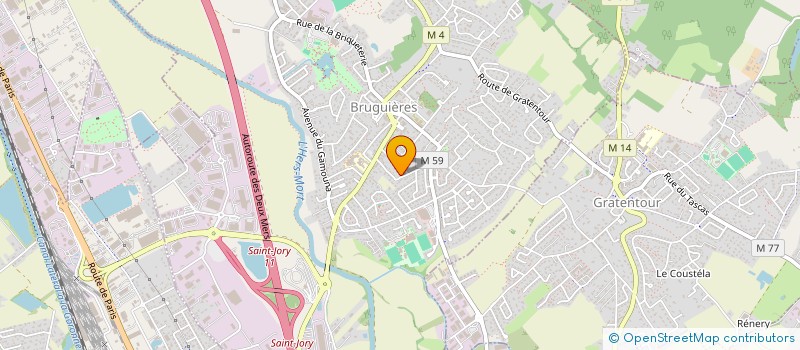 localisation de l'entreprise CIRCULAIRE  BRUGUIERES