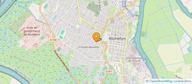 localisation de l'entreprise CIRCULE'R à ROCHEFORT