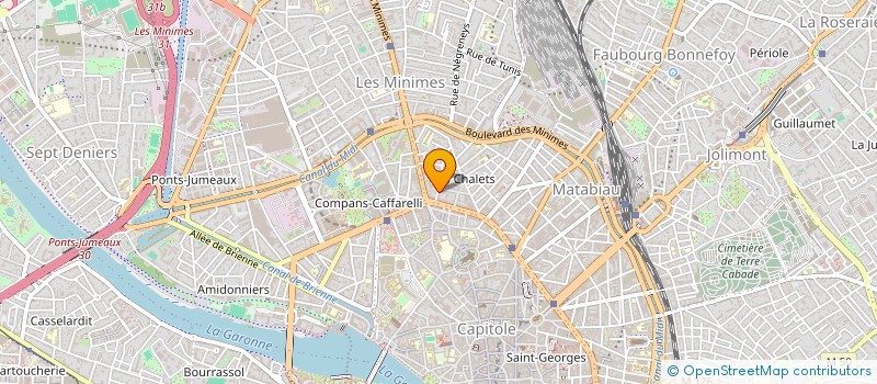 localisation de l'entreprise CIRCULE  VIRGULE!  TOULOUSE
