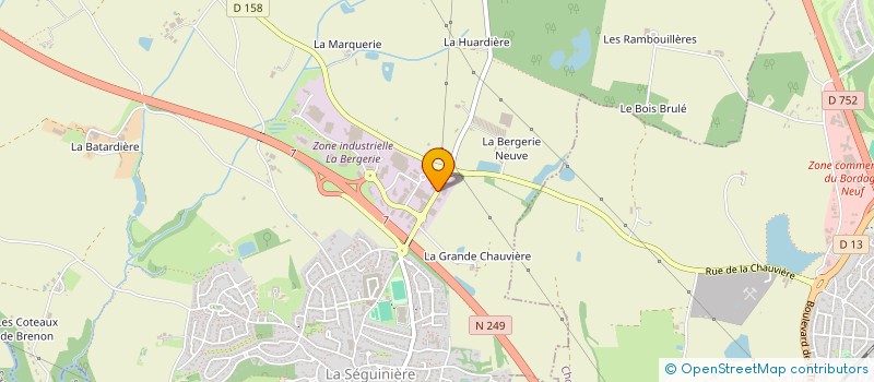 localisation de l'entreprise CIRCULER à CHOLET