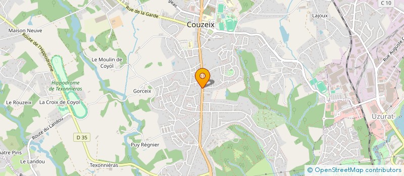 localisation de l'entreprise CIRCUM QUADRA à COUZEIX