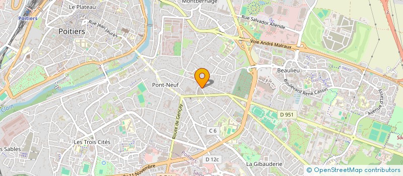 localisation de l'entreprise CIRCUMACTIO, L'OISEAU RARE à POITIERS