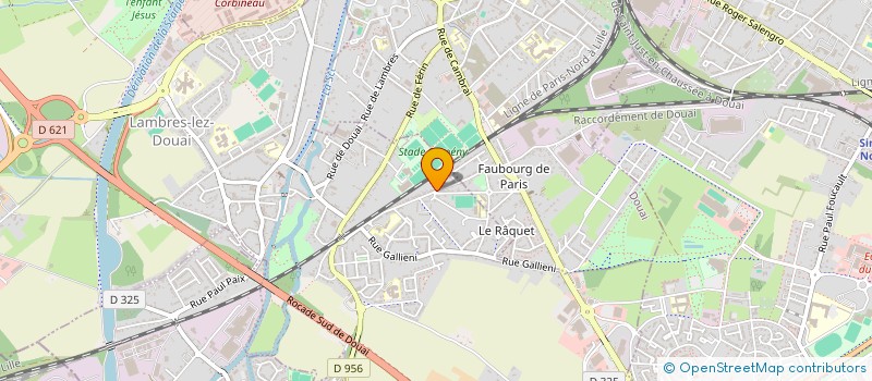 localisation de l'entreprise CIRCUS-ARTS ACADEMIE  LAMBRES-LEZ-DOUAI