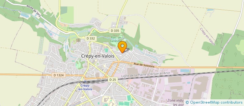 localisation de l'entreprise CIRCUS VIRUS 60  CREPY-EN-VALOIS