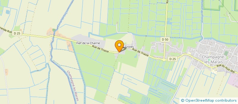 localisation de l'entreprise CIRDEC ELEC  CHAMPAGNE-LES-MARAIS