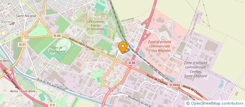 localisation de l'entreprise CIRDECO  REIMS