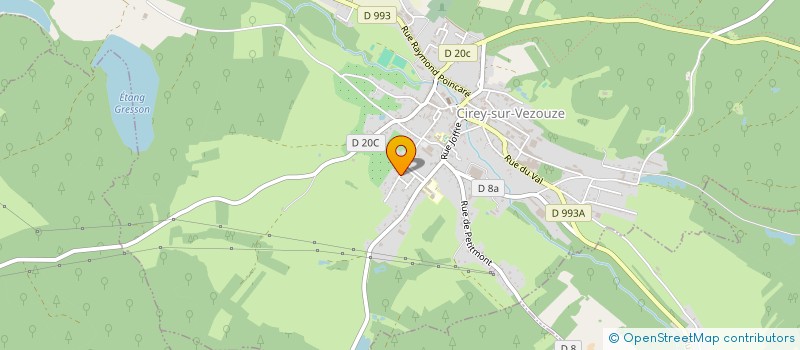 localisation de l'entreprise CIRDIS  CIREY-SUR-VEZOUZE