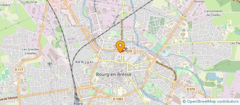 localisation de l'entreprise CIREC à BOURG-EN-BRESSE