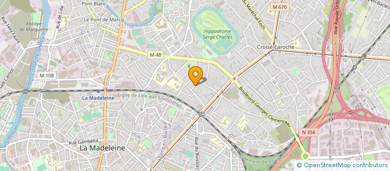 localisation de l'entreprise CIREG à MARCQ-EN-BARŒUL