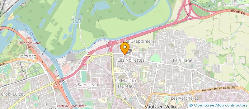 localisation de l'entreprise CIREME SUD  VAULX EN VELIN