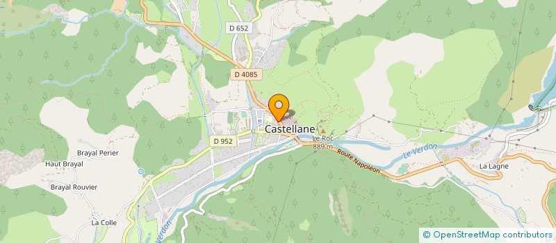 localisation de l'entreprise CIRER à CASTELLANE