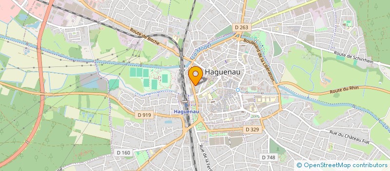 localisation de l'entreprise CIRESAN  HAGUENAU