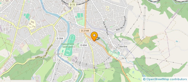 localisation de l'entreprise CIRHYO  MONTLUCON