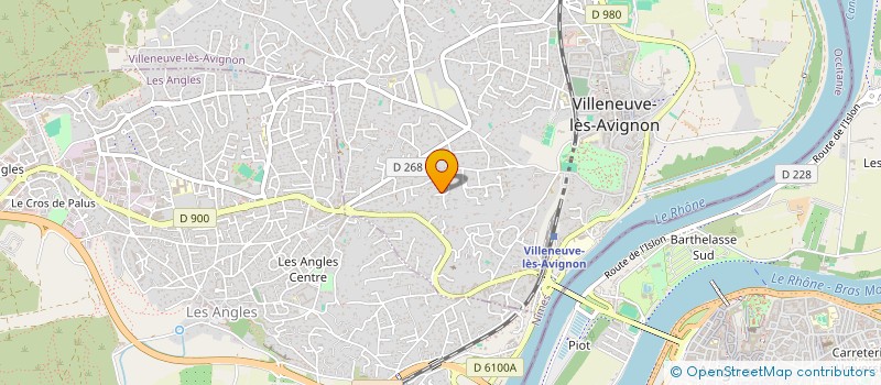 localisation de l'entreprise CIRIEL  VILLENEUVE-LES-AVIGNON