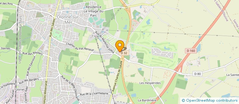 localisation de l'entreprise CIRIER AVOCATS ASSOCIES à LES SABLES D'OLONNE