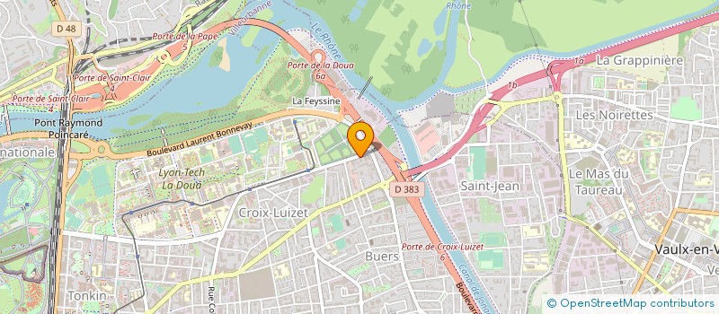 localisation de l'entreprise CIRIL GROUP  VILLEURBANNE