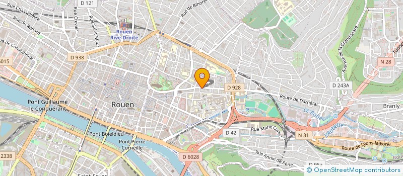 localisation de l'entreprise CIRINE à ROUEN
