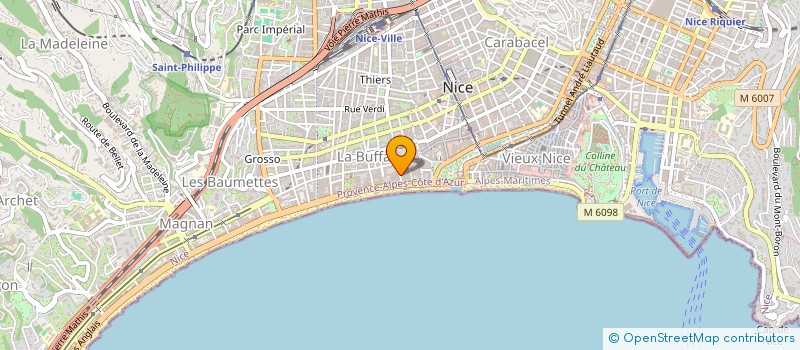 localisation de l'entreprise CIRINE & AMIR HADDAD  NICE