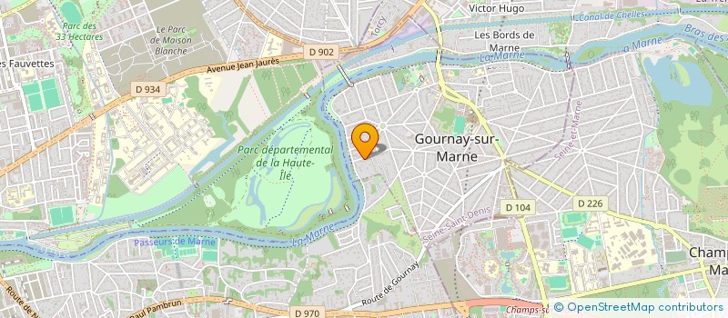 localisation de l'entreprise CIRINO à GOURNAY-SUR-MARNE