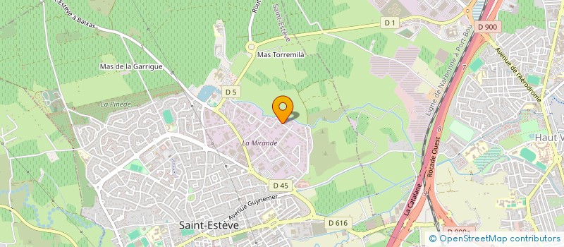 localisation de l'entreprise CIRION  SAINT-ESTEVE