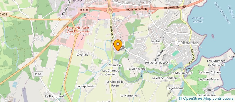 localisation de l'entreprise CIRIS  SAINT-MALO