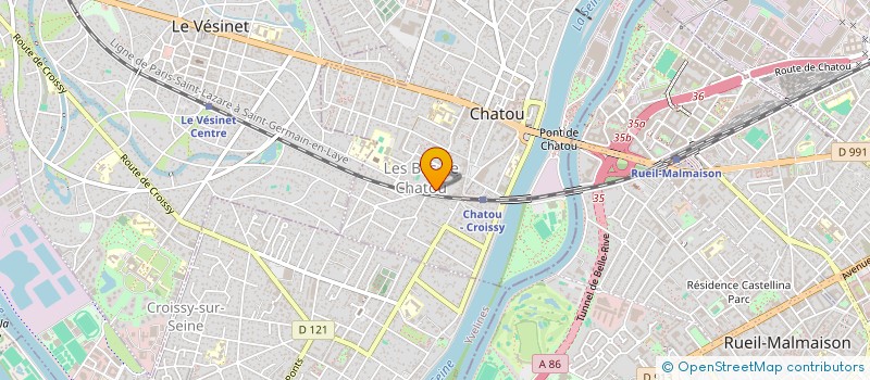 localisation de l'entreprise CIRIUS à CHATOU