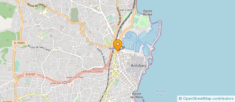 localisation de l'entreprise CIRJAN à ANTIBES