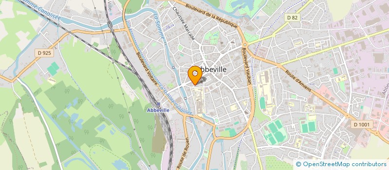 localisation de l'entreprise CIRK'ANIMATIONS à ABBEVILLE