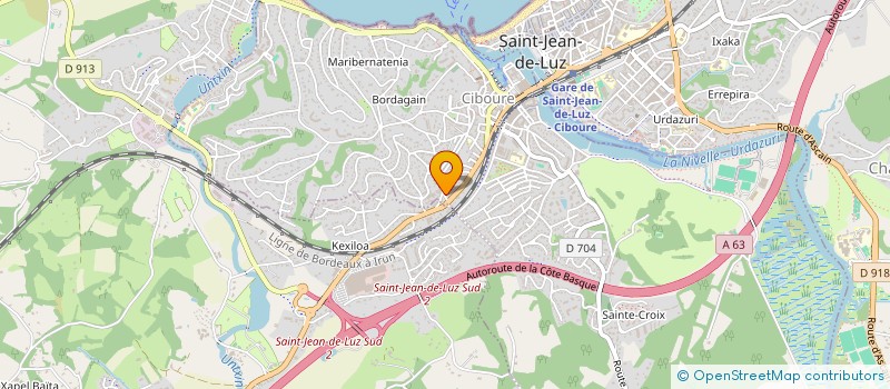 localisation de l'entreprise CIRK'OSTEO à CIBOURE