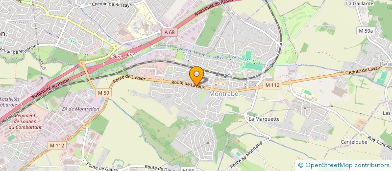 localisation de l'entreprise CIRKONFLEX à MONTRABE