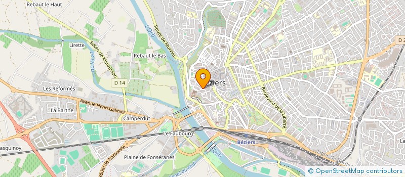 localisation de l'entreprise CIRKOTRUC  BEZIERS