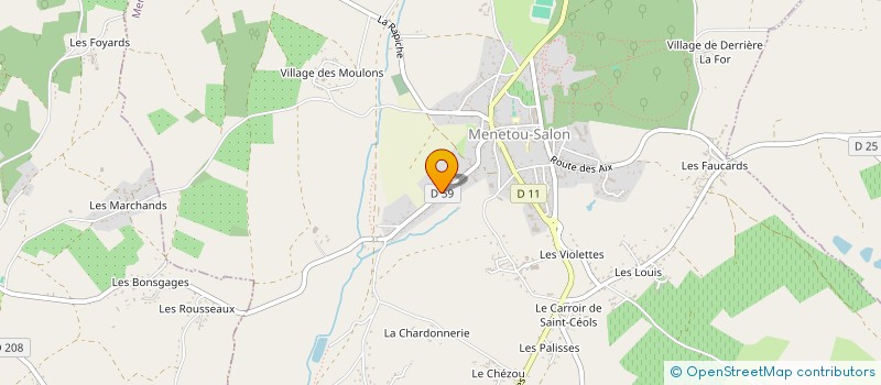 localisation de l'entreprise CIRMECA à MENETOU-SALON