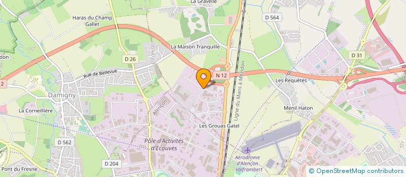 localisation de l'entreprise CIRON ALENCON à VALFRAMBERT