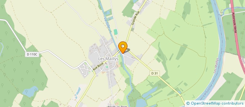 localisation de l'entreprise CIRON LUC ET MARTINE  LES MAILLYS