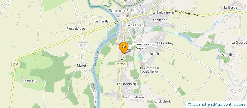 localisation de l'entreprise CIRON MACONNERIE à MARTIZAY