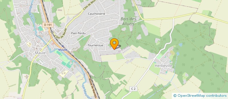 localisation de l'entreprise CIROUX  MAULE