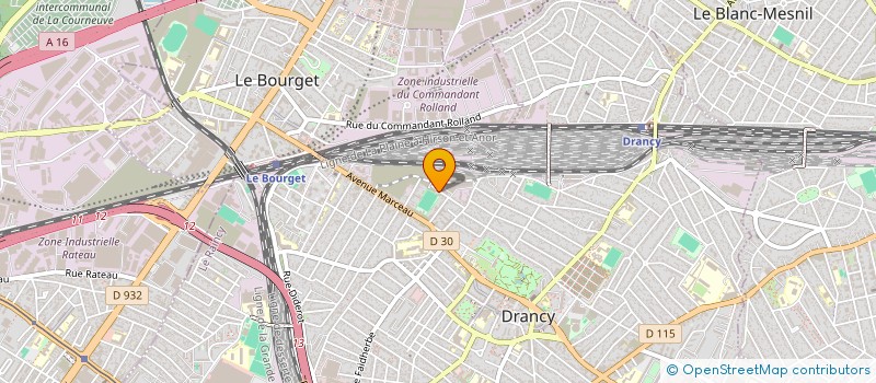 localisation de l'entreprise CIRP à DRANCY