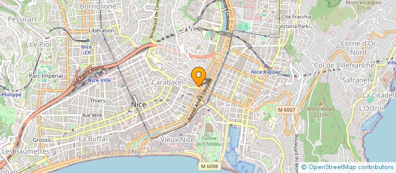 localisation de l'entreprise CIRPA à NICE