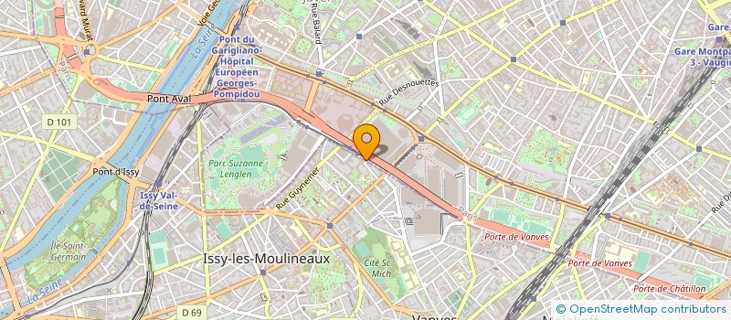 localisation de l'entreprise CIRPACK  PARIS